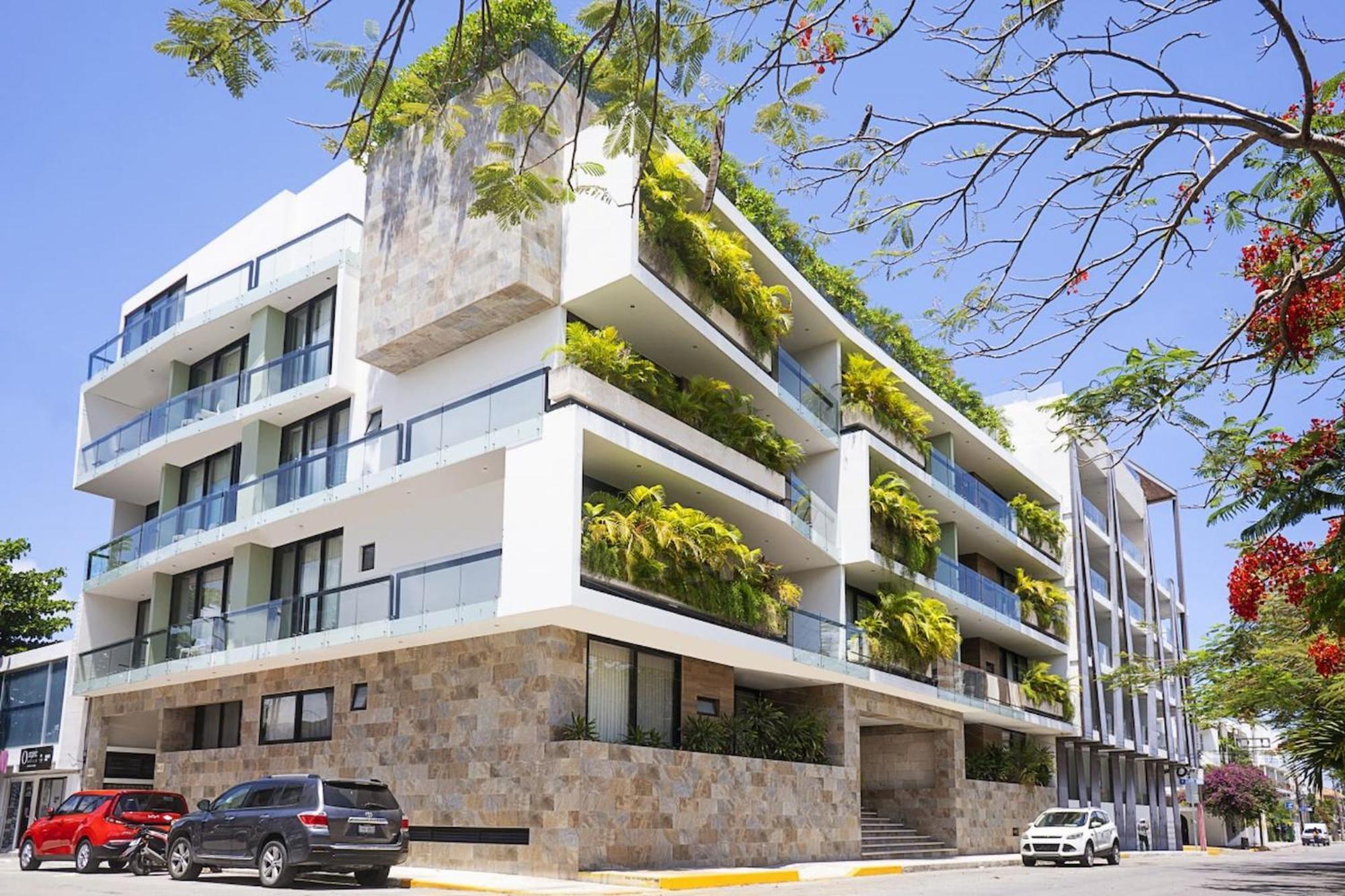 Opal Suites Apartments 普拉亚卡门 外观 照片